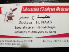 Dr Hassina NAAS epse TAREB+Hematologist Dr Hassina NAAS epse TAREB+Hematologist