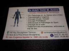Dr KAZI TANI Mohamed Amine+Orthopedic surgeon Dr KAZI TANI Mohamed Amine+Orthopedic surgeon