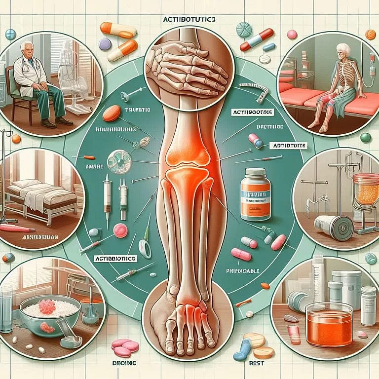 How is septic arthritis treated