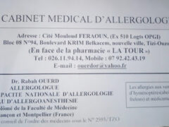 Dr Rabah OUERD+Allergist