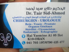 Dr Taïr sid ahmed-Urologist