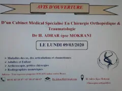 Dr Adrar-Orthopedist