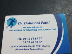 Dr Dahmani Fethi+Orthopedist
