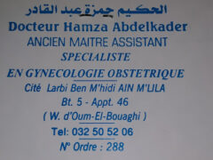 Dr Hamza abdelkader-Gynecologist;Obstetrics