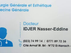 Dr Idjer nasser-eddine-General surgeon