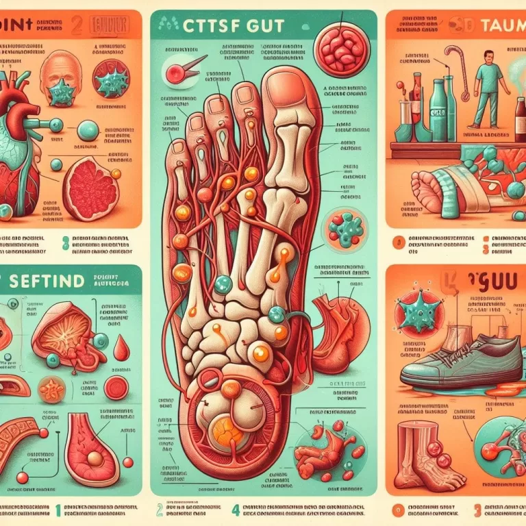 What are the stages of gout